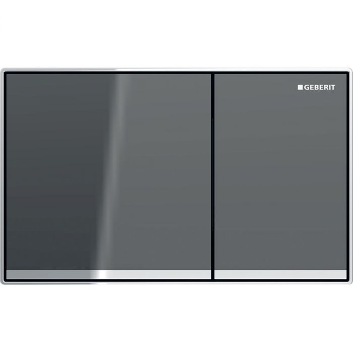 Przycisk uruchamiający GEBERIT Sigma60 prostokątny przedni do spłuczek podtynkowych Sigma szkło lava 214 x 132 x 25 mm | 115640JK1