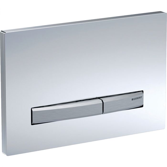 Przycisk uruchamiający GEBERIT Sigma50 prostokątny przedni szkło sand 246 x 164 x 14 mm | 115788JL2