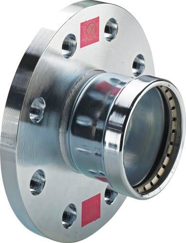 Przejście kołnierzowe z SC-Contur ze stali niestopowej ocynkowanej przyłącze zaprasowywane na 8 otworów PN10/16 DN 65 d64 mm Prestabo XL 1159XL