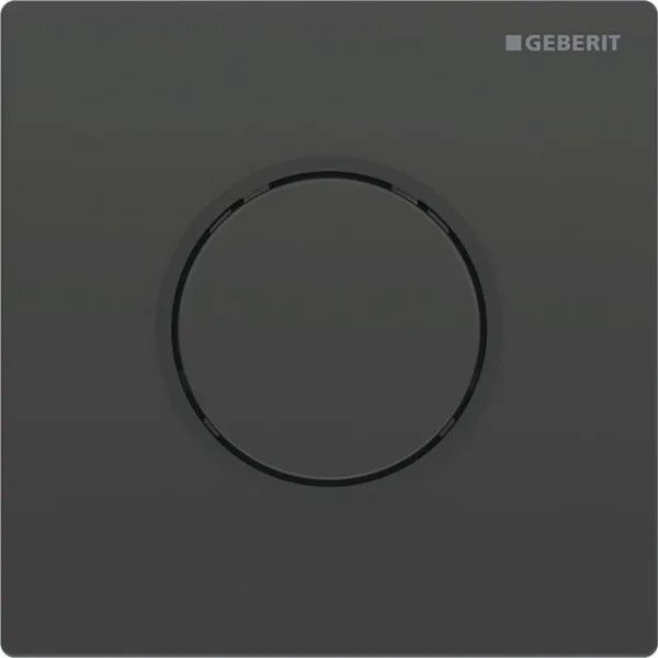 Zawór spłukujący GEBERIT Typ 10 okrągły ręczny czarny 130 x 130 x 13 mm | 116015DW1
