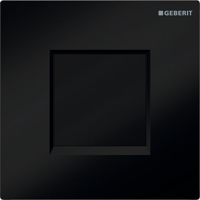 Zawór spłukujący GEBERIT Typ 20 (ex Typ 30) prostokątny RAL 9005 czarny 130 x 130 x 8 mm | 116037KM1 #2