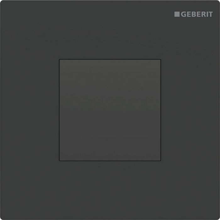 Zawór spłukujący GEBERIT Typ 20 (ex Typ 30) prostokątny czarny/matowy 130 x 130 x 8 mm  | 116027161