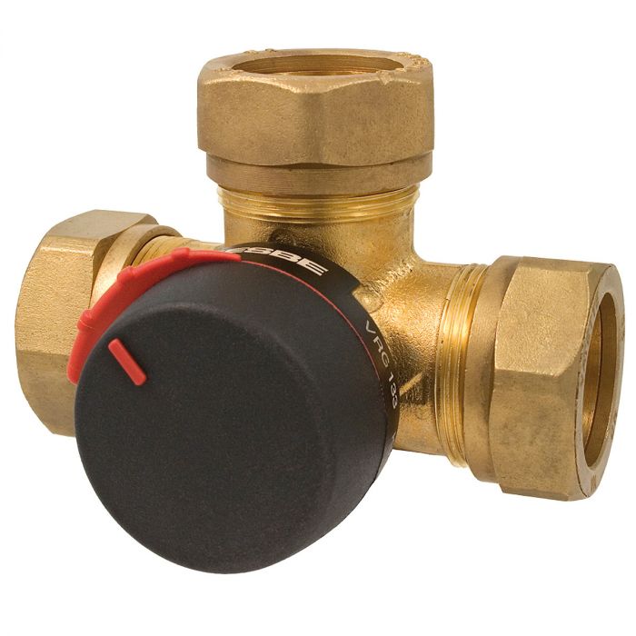 Zawór mieszający 3-drogowy VGR 133 z mosiądzu 3/4" Kvs 6.3