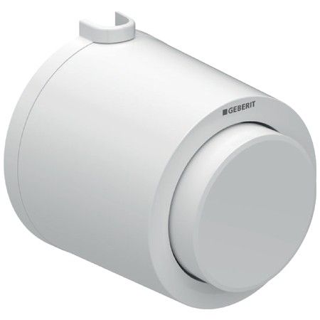 Przycisk uruchamiający GEBERIT Sigma 8 Typ 01 pneumatyczny natynkowy, jednoilościowy z tworzywa sztucznego biały-alpin 85 x 90 x 85 mm | 116047111