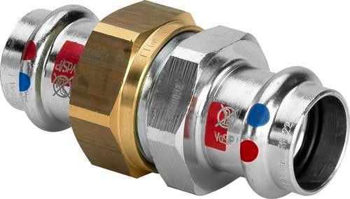 Dwuzłączka z SC-Contur, labs-frei (odtłuszczone) ze stali niestopowej ocynk 42 mm Prestabo 1160LF