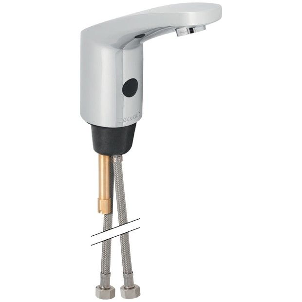 Bateria umywalkowa elektroniczna GEBERIT HyTronic typ 185 chrom błyszczący | 116245211
