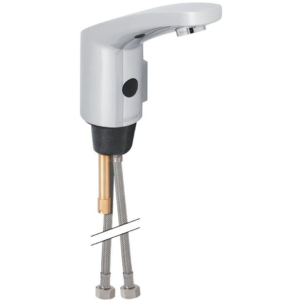Bateria umywalkowa elektroniczna GEBERIT HyTronic typ 185 chrom błyszczący | 116255211