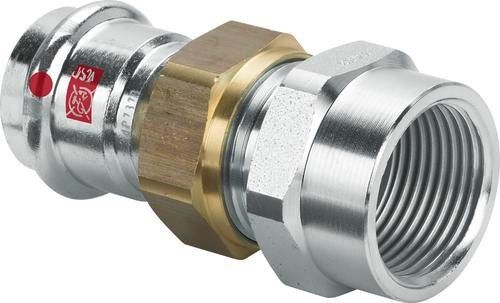 Dwuzłączka przejściowa z SC-Contur ze stali ocynk przyłącze zaprasowywane 28 mm x 1" GW Prestabo 1162