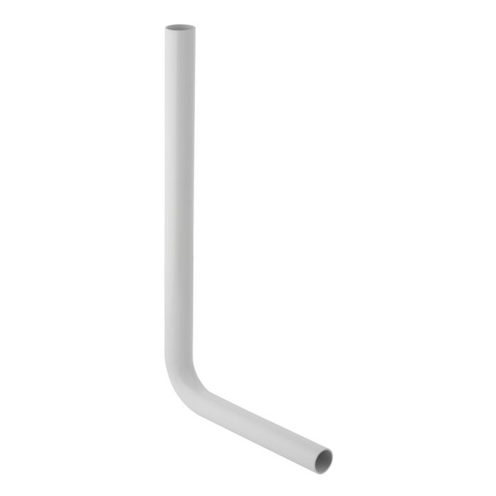 Rura spłukująca 90° 65 x 35 mm do łączenia nisko i półwysoko zawieszonych spłuczek natynkowych z miską ustępową PVC GEBERIT  | 118007111