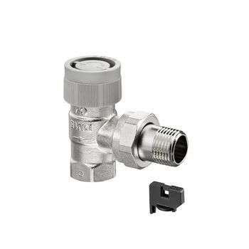 Zawór termostatyczny kątowy mosiądz OVENTROP AQ DN 15 1/2"  | 1182064