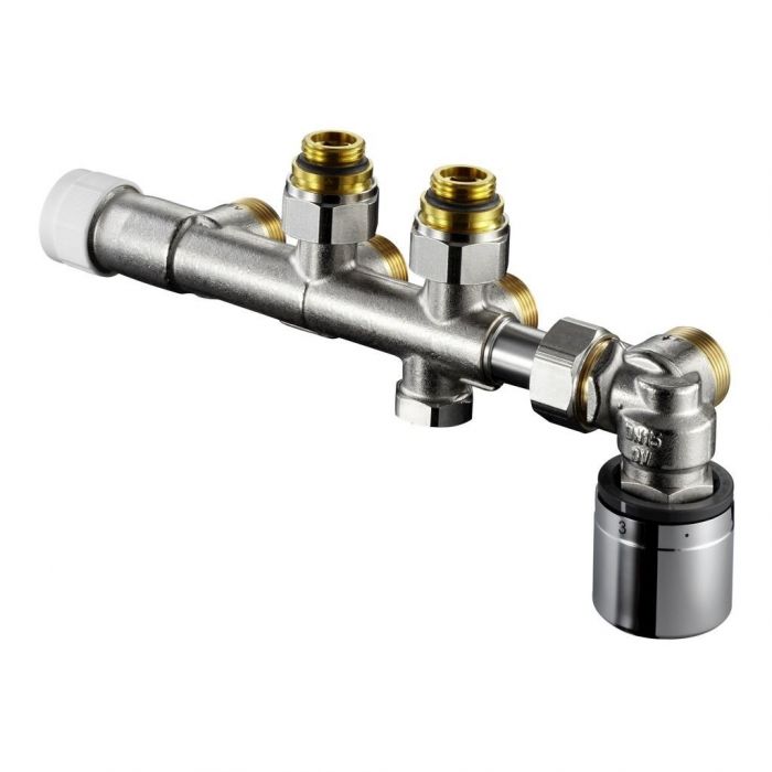 Zestaw RTL kątowy do instalacji dwururowych OVENTROP Multiblock T-RTL GW 1/2" | 1184086