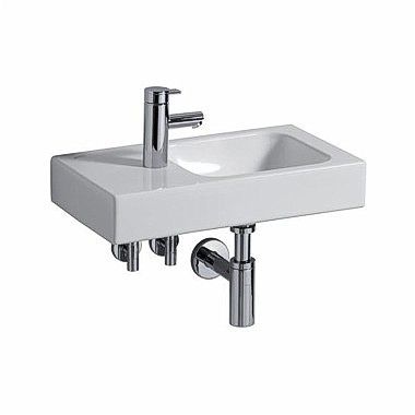 Umywalka GEBERIT iCon XS wisząca z otworem bez przelewu 530 x 310 mm biała  | 124153000