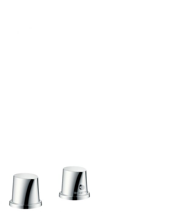 Bateria wannowa na brzegu wanny termostatyczna HANSGROHE Axor Starck Organic 2-uchwytowa chrom | 12422000