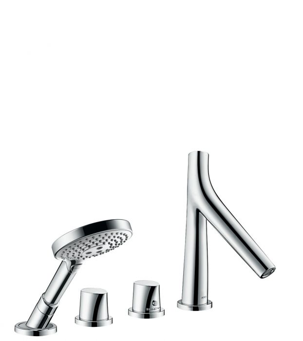 Termostat wannowe na cokole z płytek HANSGROHE Axor Starck Organic 2-uchwytowa chrom | 12426000