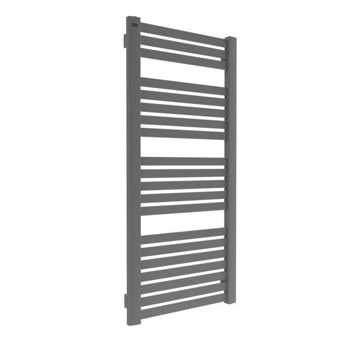 Grzejnik pionowy prosty Nadir DR AD-DR 70/55 328 W 695x 565 x 66 mm 12 srebrny mat przyłącze dolne 11 | 10130111101112