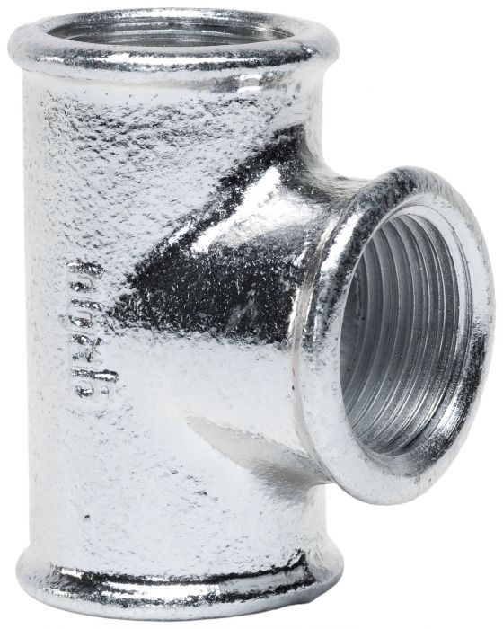 Trójnik gwintowany 90° żeliwny ocynk GW 1/2"