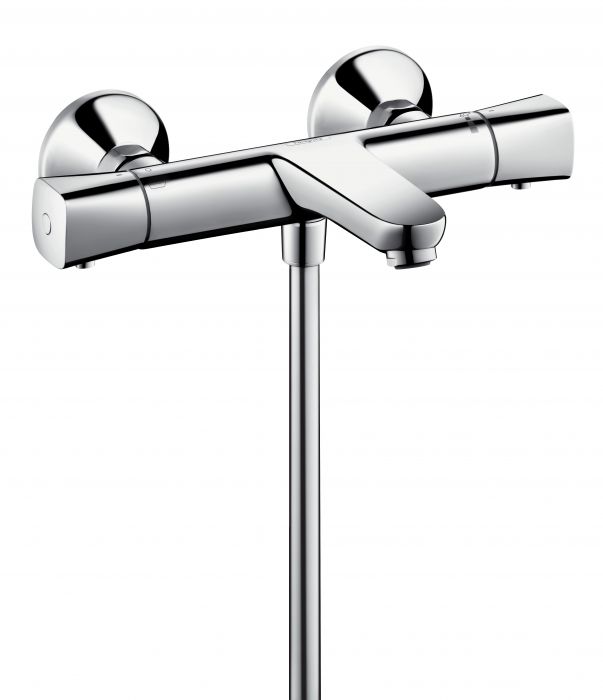Bateria wannowa ścienna termostatyczna HANSGROHE Ecostat 2-uchwytowa chrom | 13123000