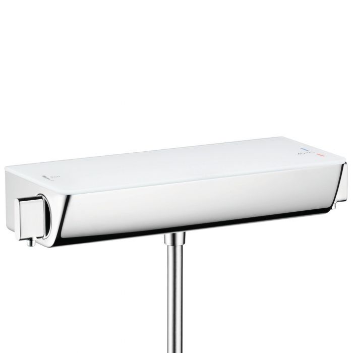 Ecostat Select bateria natryskowa termostatyczna, natynkowa długość: 350 mm zasięgbaterii: 130 mm biały/chrom