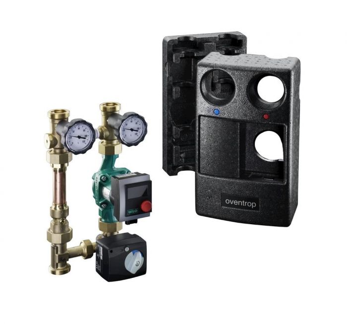 Regumat OVENTROP S-180 bez pompy DN 25 z kulowym zaworem pompowym, izolacja uniwersalna | 1357020
