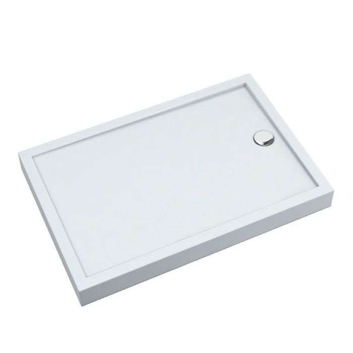 Brodzik akrylowy STABILSOUND prostokątny 130 x 80 x 12 cm SCHEDPOL COMPETIA NEW | 34839