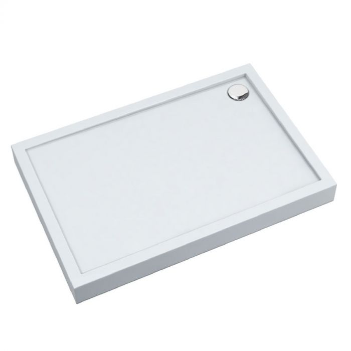 Brodzik akrylowy STABILSOUND prostokątny 100 x 70 x 12 cm SCHEDPOL COMPETIA NEW | 34664