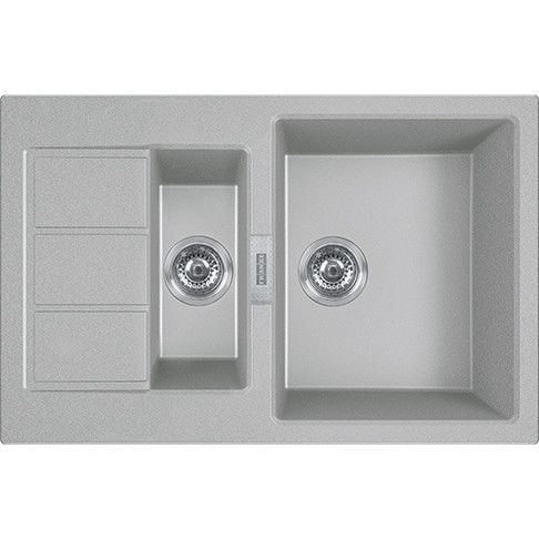 Zlewozmywak 2-komorowy z ociekaczem FRANKE Sirius 2.0 S2D 651-78 780 x 500 mm | 1430618684