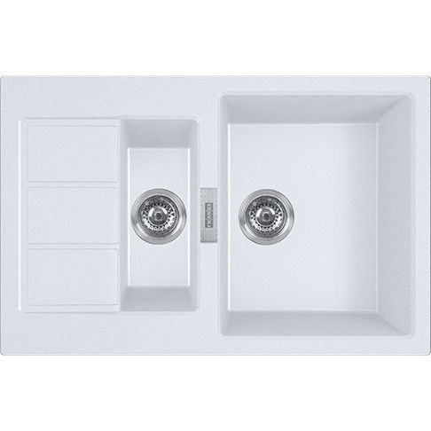 Zlewozmywak 2-komorowy z ociekaczem FRANKE Sirius 2.0 S2D 651-78 780 x 200 x 500 mm | 1430618686