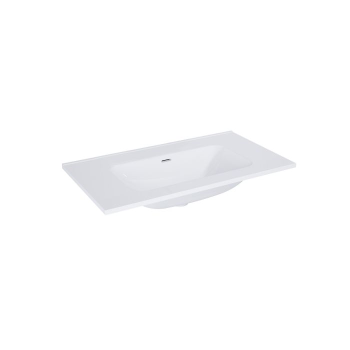 Umywalka ceramiczna ROCA Skappa bez otworu z przelewem 815 x 460 x 18 mm ceram white | RE040800068060