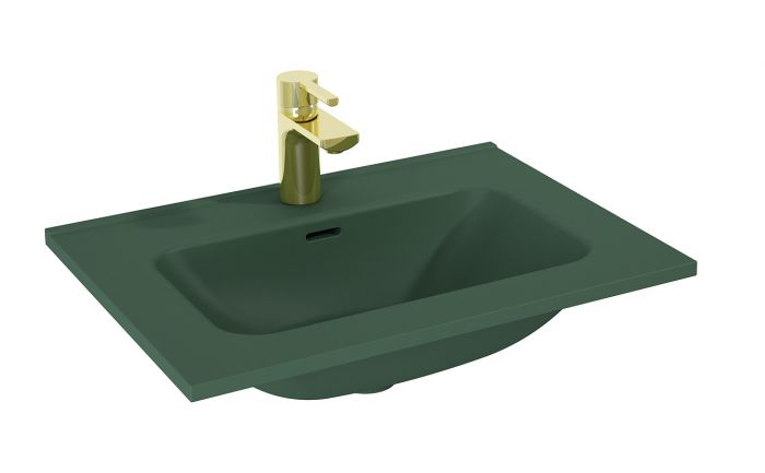 Umywalka ceramiczna ROCA SKAPPA 60 meblowa 610 x 460 x 18 mm forest green matt | RE040603067010