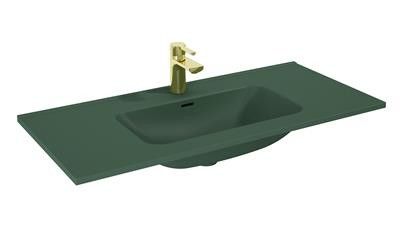 Umywalka ceramiczna ROCA Skappa 1010 x 460 x 18 mm forest green matt | RE041003067010