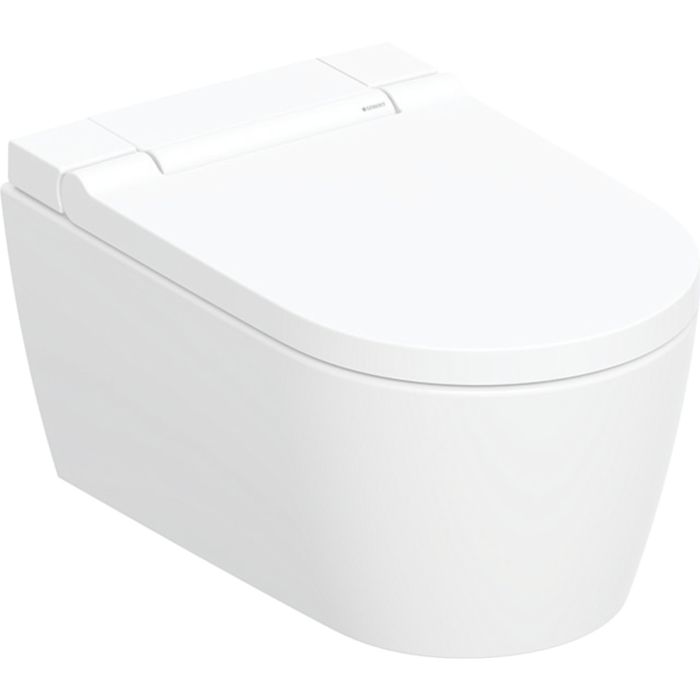 Urządzenie WC GEBERIT AquaClean Sela wirowe 37.5 x 57 x 40 cm biały z powłoką KeraTect z funkcją higieny intymnej, panel dekoracyjny biały