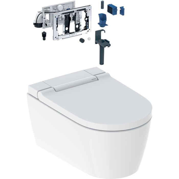 Urządzenie WC GEBERIT AquaClean Sela wirowe białe z powłoką KeraTect z funkcją higieny intymnej