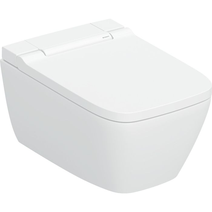 Urządzenie WC GEBERIT AquaClean Sela Square 37.5 x 57 x 40 cm biały z powłoką KeraTect z funkcja higieny intymnej
