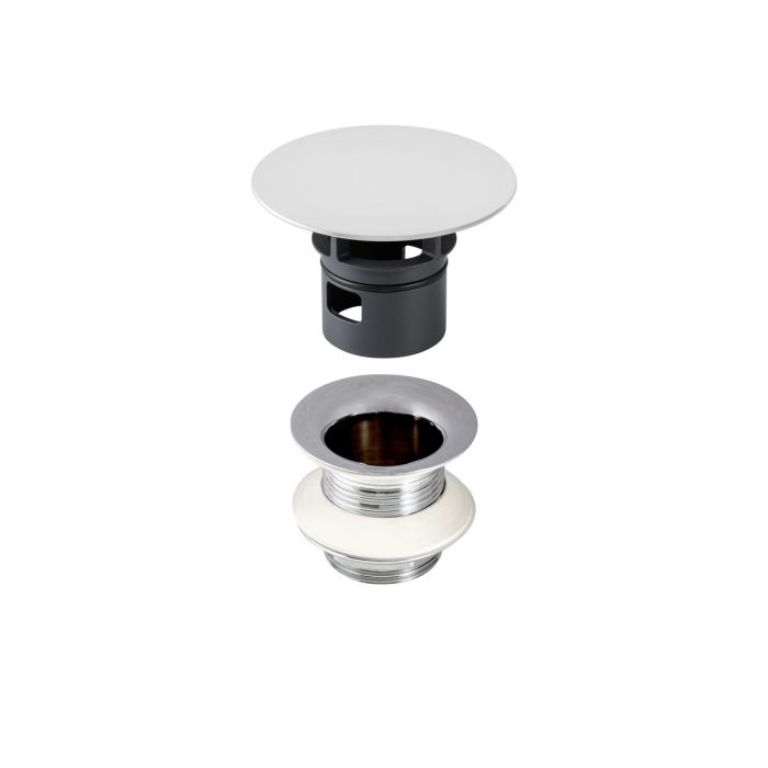 Zawór mosiądz chromowany zestawu odpływowego chrom błyszczący do umywalek Clou GEBERIT 1 1/4 x 80 mm | 152080211