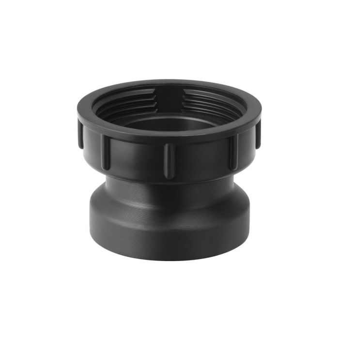 Złączka z nakrętką i uszczelką GEBERIT PE d50x1 1/2" czarna | 152180161