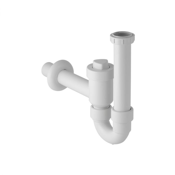 Syfon umywalkowy GEBERIT z tworzywa sztucznego G 1 1/2" x 40 mm biały | 152860111