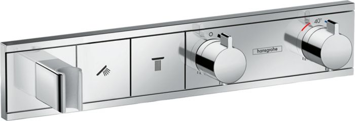 Element natynkowy HANSGROHE RainSelect do baterii wannowo-natryskowej podtynkowej termostatycznej mosiądz chrom | 15355000