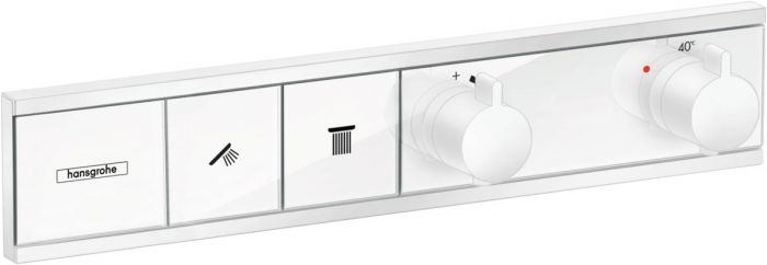 Bateria prysznicowa podtynkowa termostatyczna HANSGROHE RainSelect mosiądz czarna matowa | 15380670