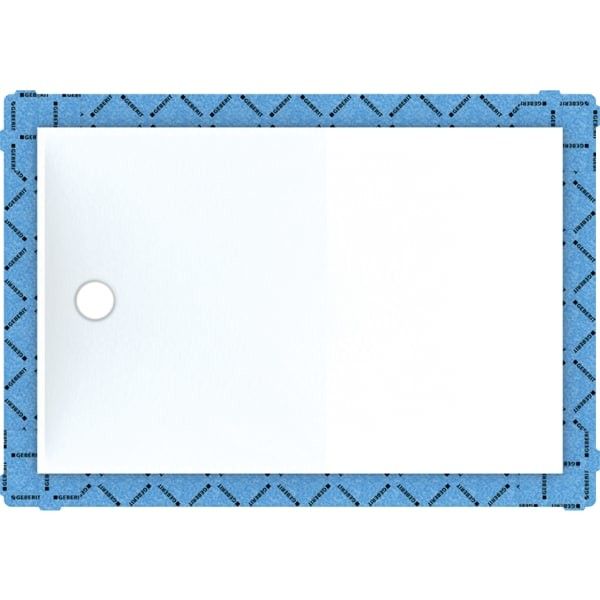 Panel prysznicowy do natrysków bezbrodzikowych ceramiczny prostokątny 100 x 120 x 0.45 cm GEBERIT Setaplano | 154282111