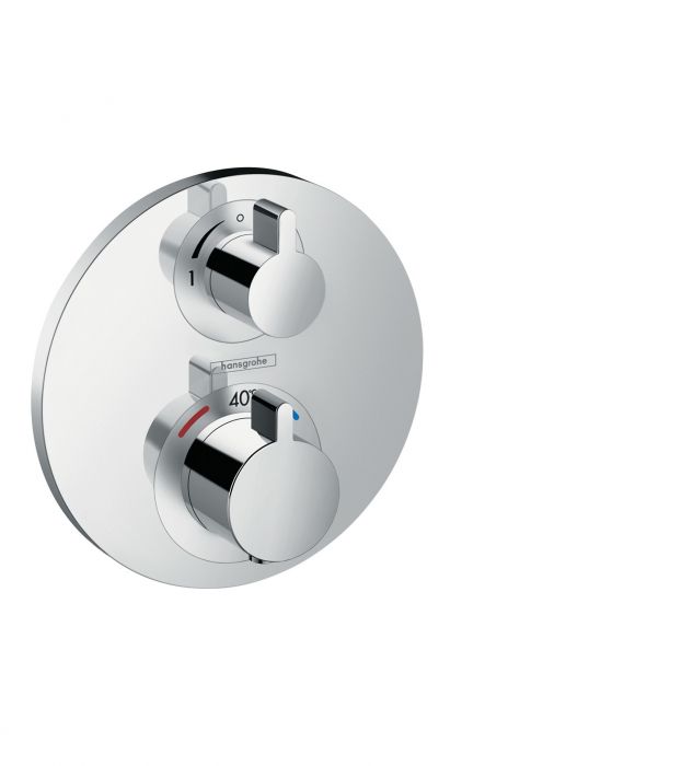 Element natynkowy HANSGROHE Ecostat S baterii prysznicowej podtynkowej termostatycznej chrom  | 15757000