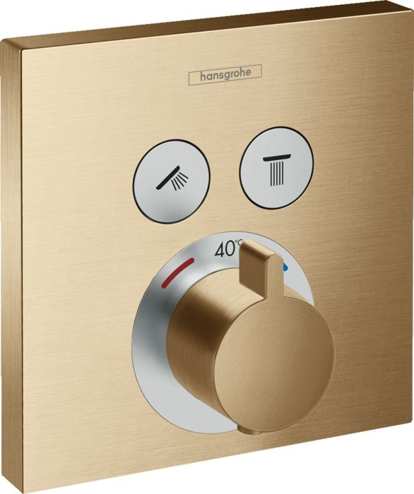Bateria prysznicowa termostatyczna HANSGROHE ShowerSelect brąz szczotkowany | 15763140
