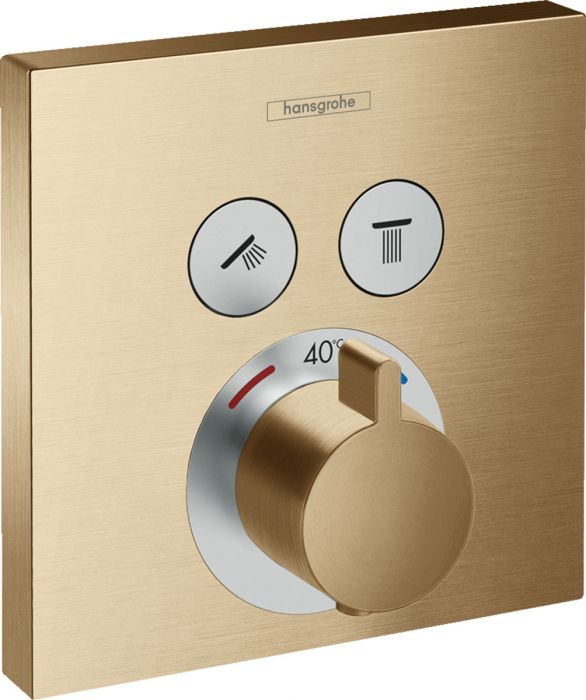 Bateria prysznicowa termostatyczna HANSGROHE ShowerSelect brąz szczotkowany | 15763140