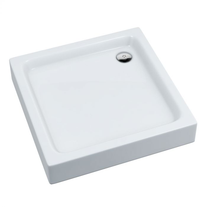 Brodzik akrylowy STABILSOUND kwadratowy 90 x 90 x 17 cm SCHEDPOL GRANDO PLUS | 30125