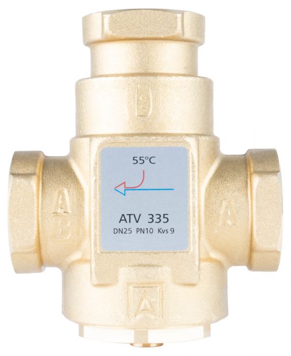 Zawór temperaturowy ATV 335 DN 25 GW 10 bar Kvs 9 55°C