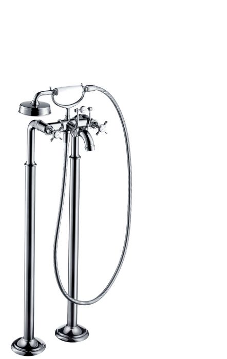 Bateria wannowa wolnostojąca montaż na podłodze HANSGROHE Axor Montreux 2-uchwytowa 2-otworowa chrom  | 16547000