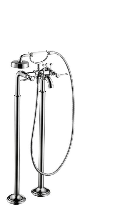 Bateria wannowa wolnostojąca na podłodze HANSGROHE Axor Montreux 2-uchwytowa chrom | 16553000
