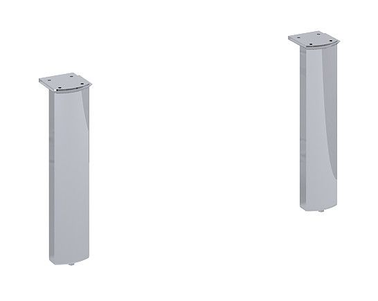 Nogi 58 x 228 mm chrom komplet 2 sztuk ELITA Marsylia | 165795