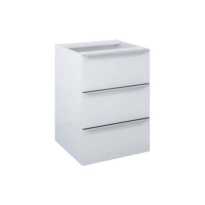 Komoda 500 x 487 x 695 mm white 3 szuflady, do kompletowania z uchwytami (sprzedawanymi osobno) ROCA Lofty 50 3S | RE080500128060