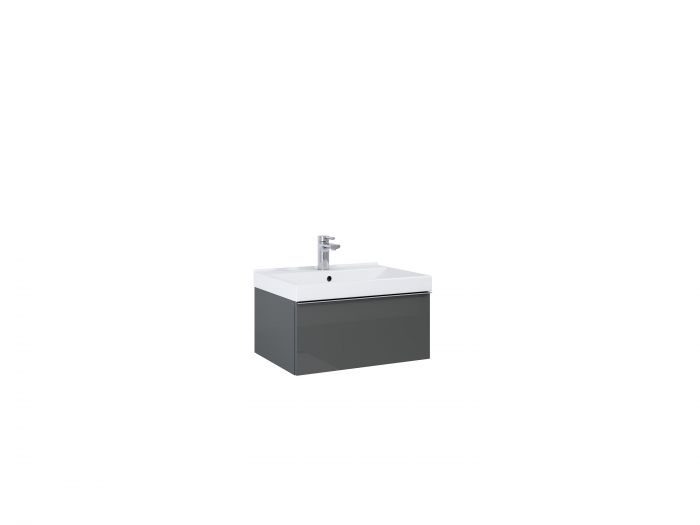 Szafka 600 mm anthracite 1 szuflada, do kompletowania z uchwytami (sprzedawanymi osobno) ROCA Look | RE010603026610