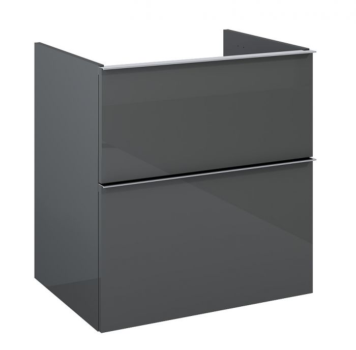 Komoda 600 x 449 x 635 mm anthracite 2 szafki, do kompletowania z uchwytami (sprzedawanymi osobno) ROCA Look 60 2S | RE080601026610